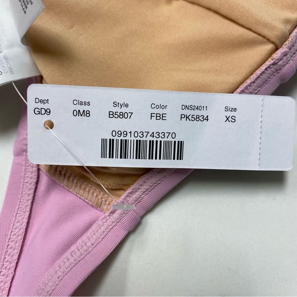 NWT J. Crew French Bikini Top, Pink - Picture 6 of 15